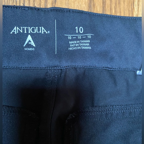 Antigua Black Golf Shorts 10 - Picture 4 of 10